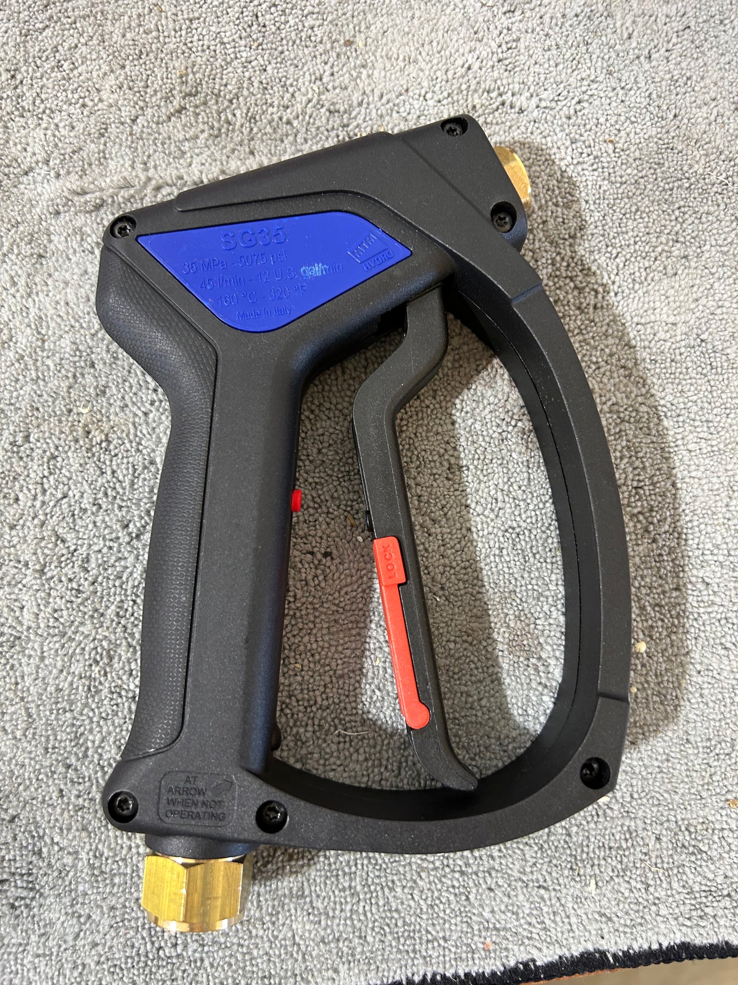SG35 Easy Hold Pressure Washer Spray Gun – 5000 PSI, 12 GPM, 300°F