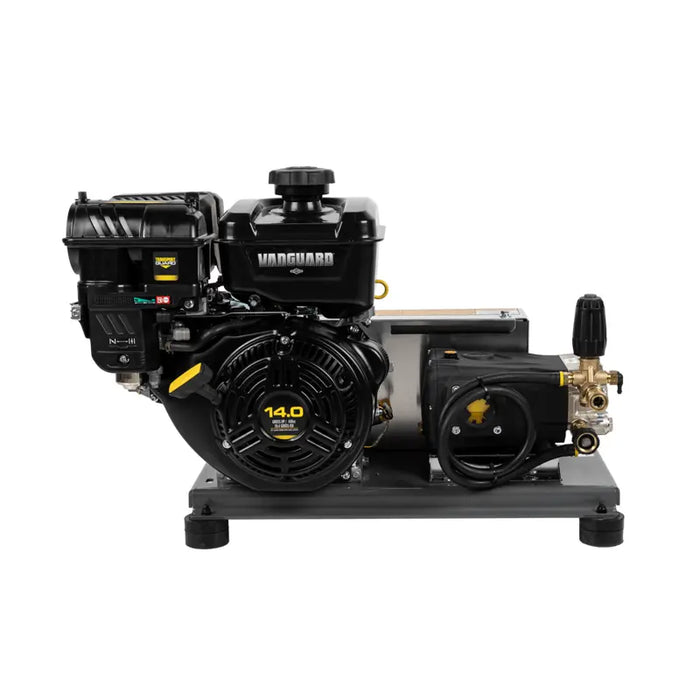 4 GPM 4000 PSI Belt-Drive Skid Pressure Washer