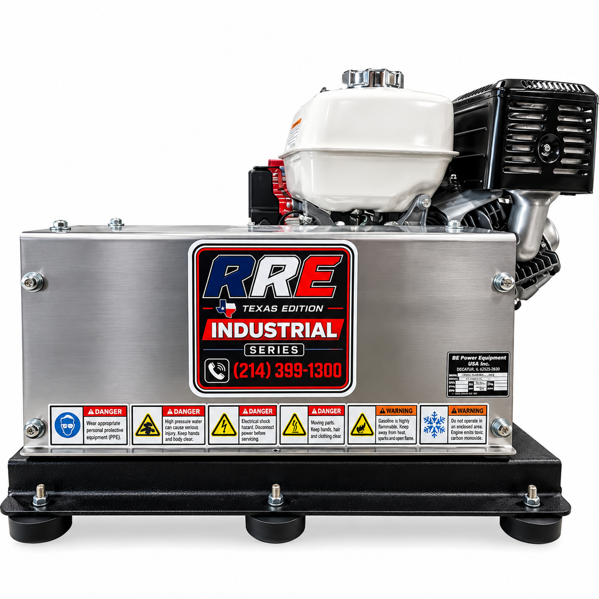 5.2 GPM 3,200 PSI Truck-Mount Pressure Washer | BE B3213HETBAS-18A