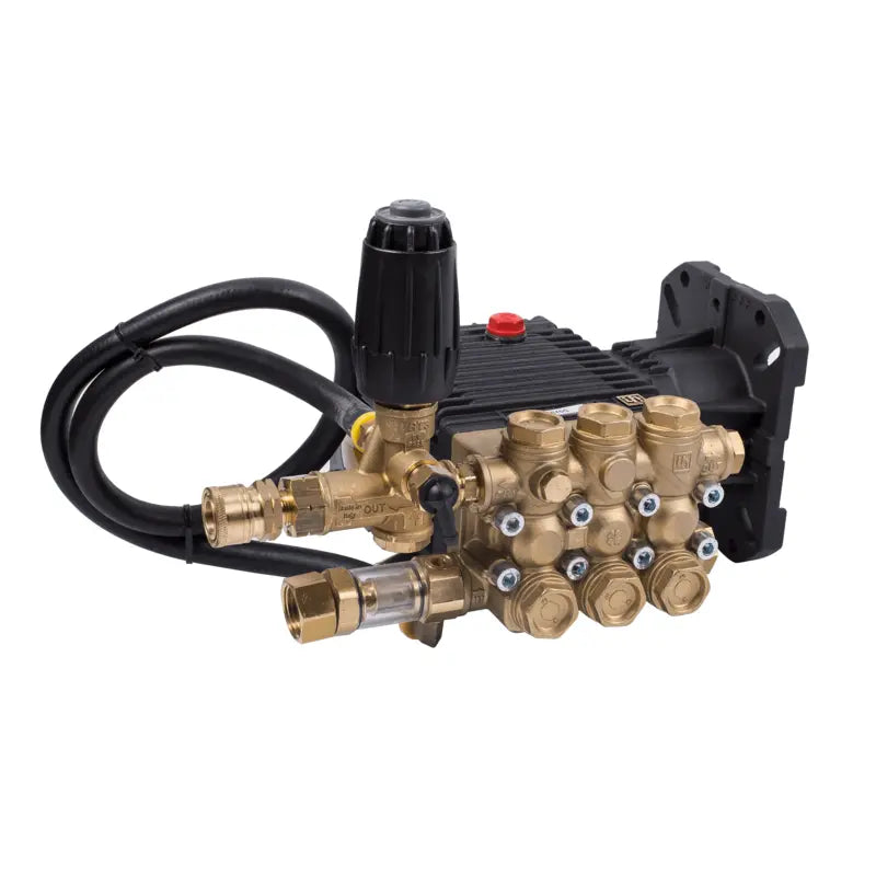 General Pump EZ4040G Complete Pump Package | 4.0 GPM 4,000 PSI | Pre-Plumbed with Unloader & Bypass Hose