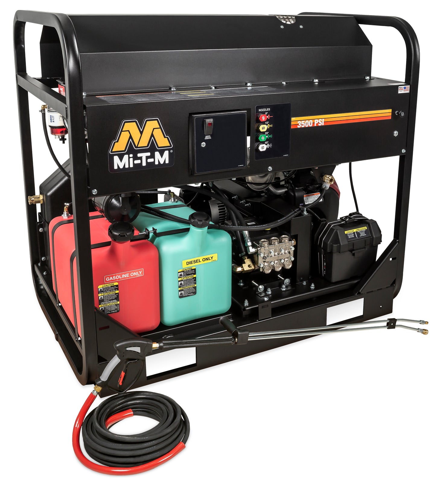MiTM HVS-3506-1H6G Hot Water Pressure Washer | Honda GX630