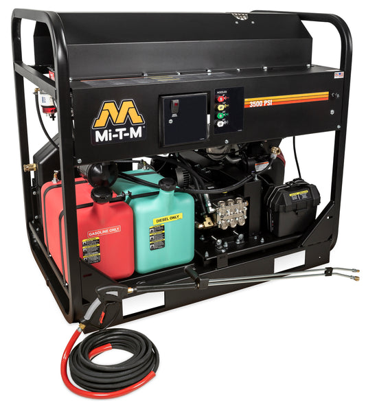 MiTM HVS-3506-1H6G Hot Water Pressure Washer | Honda GX630