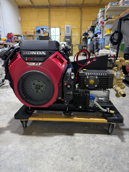10 GPM Industrial Skid – 3000 PSI, Honda IGX800, General Pump TSF2421 | Industrial Pressure Washer