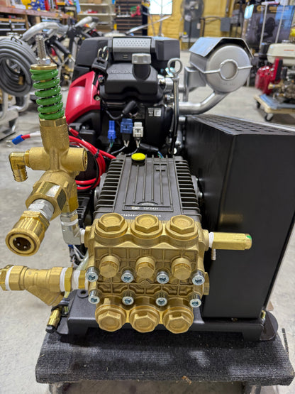 10 GPM Industrial Skid – 3000 PSI, Honda IGX800, General Pump TSF2421 | Industrial Pressure Washer