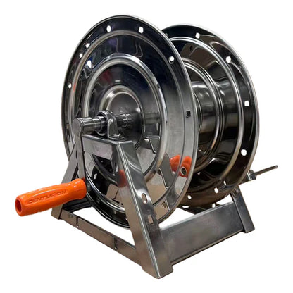 Centurion Stainless 300’ Hose Reel – 3/8" High Pressure Reel w/ Stainless Swivel | 5000 PSI
