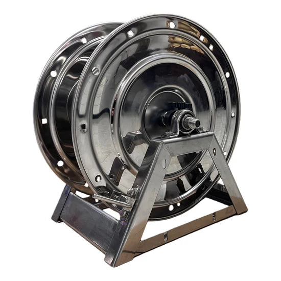 Centurion Stainless 300’ Hose Reel – 3/8" High Pressure Reel w/ Stainless Swivel | 5000 PSI