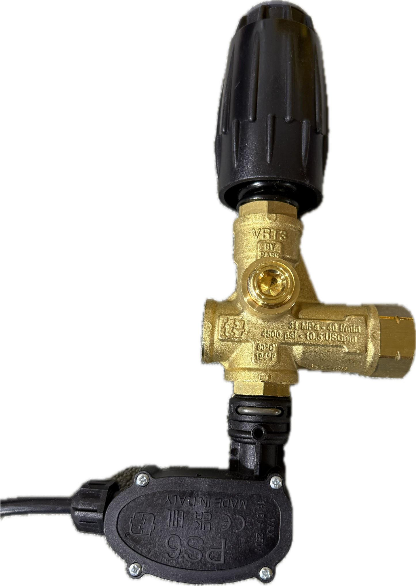 VRT3 Unloader Valve with Pressure Switch – 4500 PSI