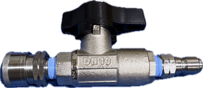 DN10 High-Pressure Ball Valve with Stainless Steel Quick Connects