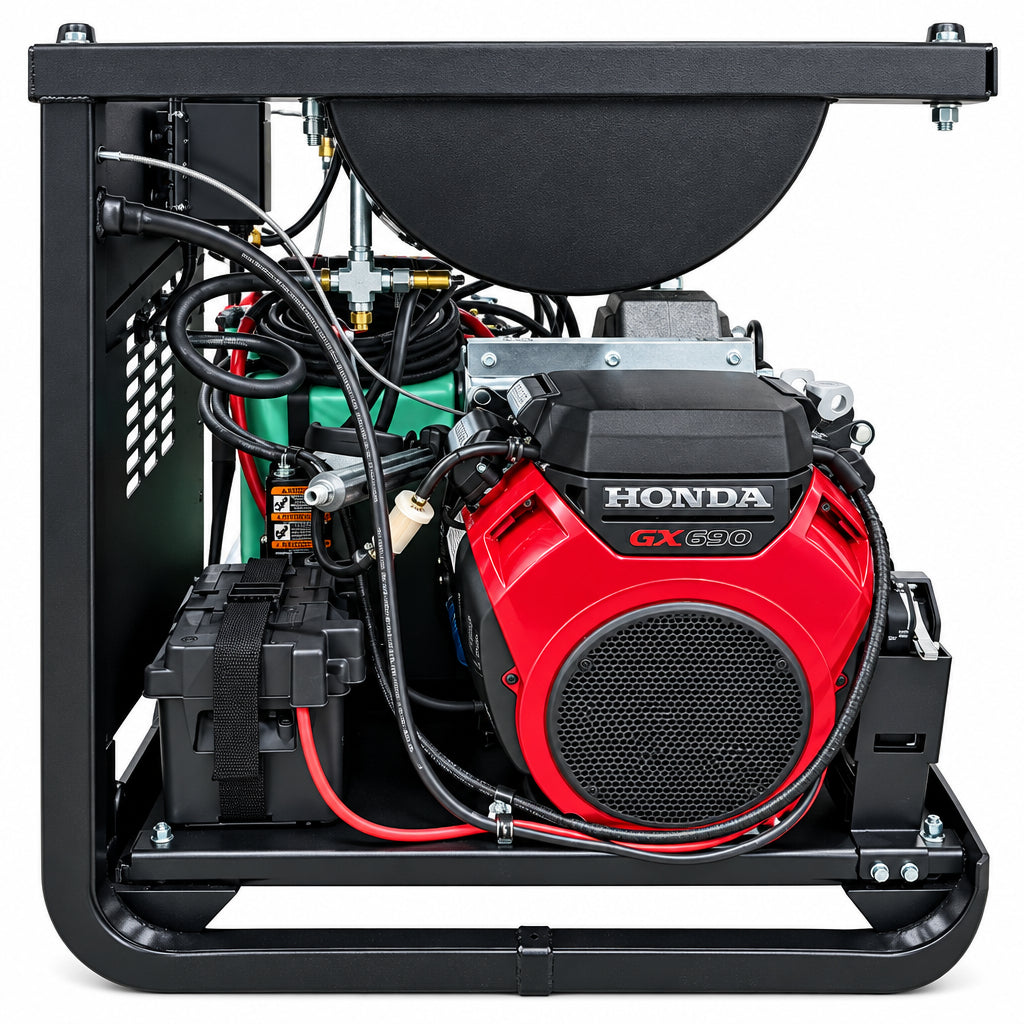 MiTM HVS-3506-1H6G Hot Water Pressure Washer | Honda GX630