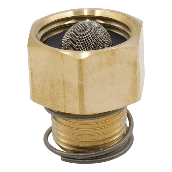 Easy Grip 1/2" MPT x 3/4" GHT Pressure Washer Pump Inlet Fitting | Optional 1/4" Bypass Port