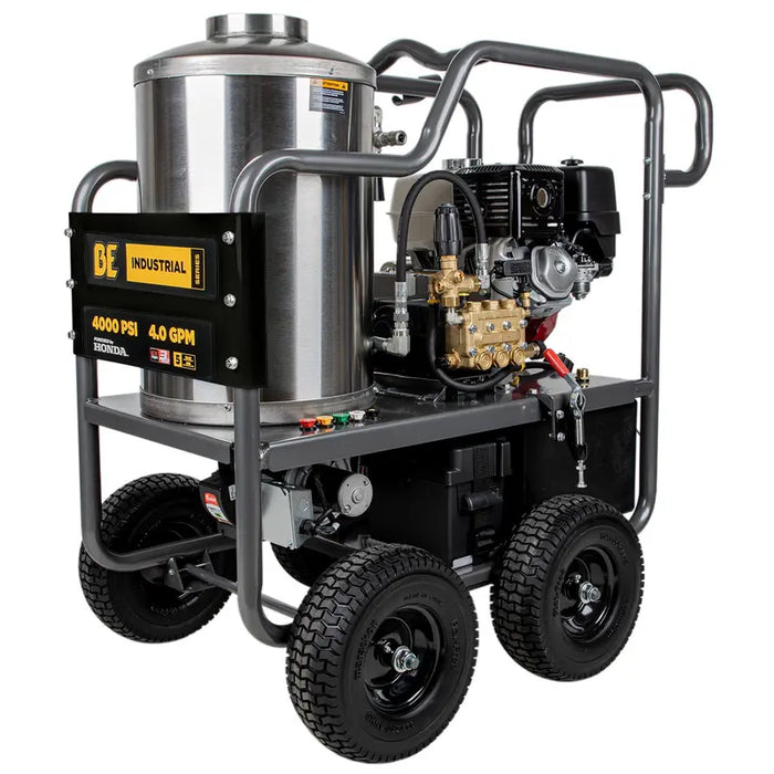 BE HW4013HBG Hot Water Pressure Washer – 4 GPM, 4000 PSI