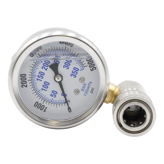 2.5" Quick Connect Pressure Gauge Kit