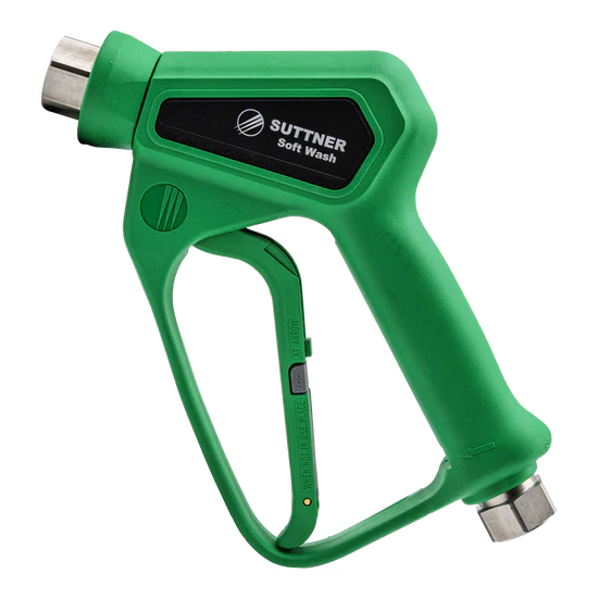 Suttner ST-2320 Soft Wash Gun Stainless Steel 1/2" Inlet/Outlet