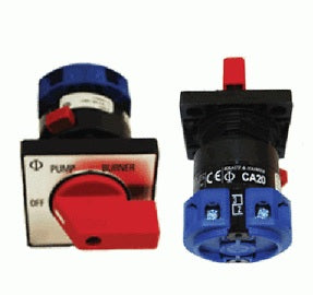 120V 30A On/Off/Burner Selector Switch | Single-Hole Mount | Electric Pressure Washer