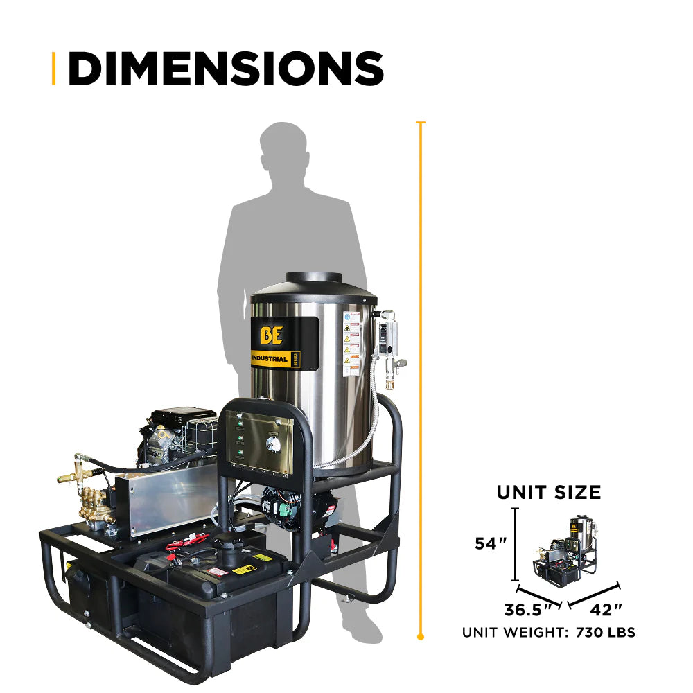 Hidrolavadora de accionamiento por correa General Pump de 5.2 GPM y 3500 PSI - Z5535GPBDV