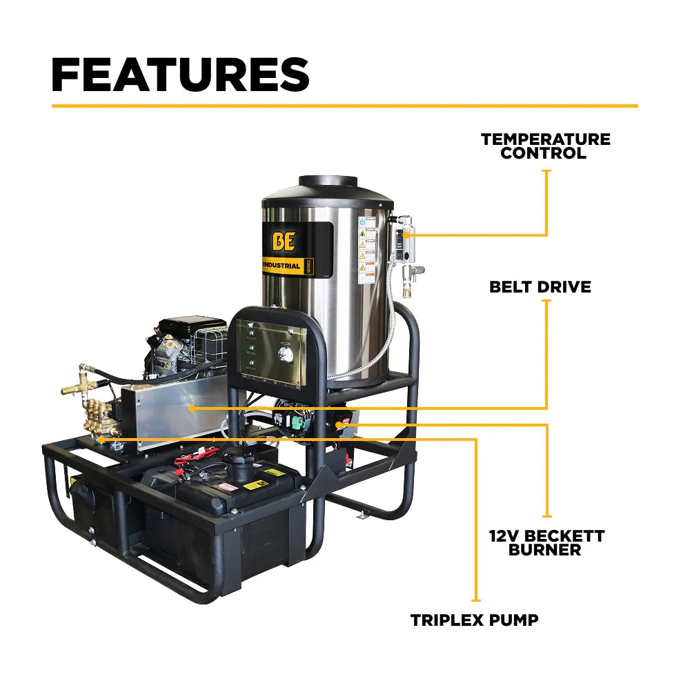 Hidrolavadora de accionamiento por correa General Pump de 5.2 GPM y 3500 PSI - Z5535GPBDV