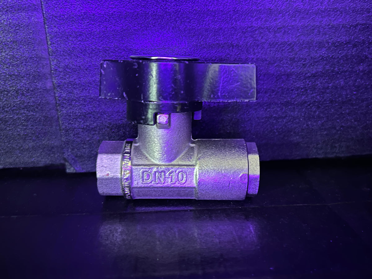 DN10 Ball Valve – 3/8″ FPT Nickel-Plated