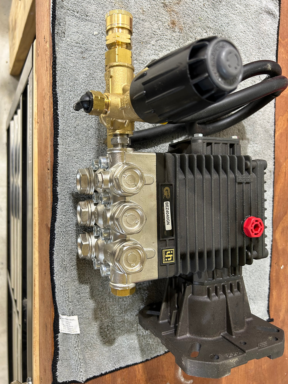 General Pump EZ4040G Complete Pump Package | 4.0 GPM 4,000 PSI | Pre-Plumbed with Unloader & Bypass Hose